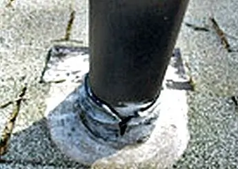 damaged flashing