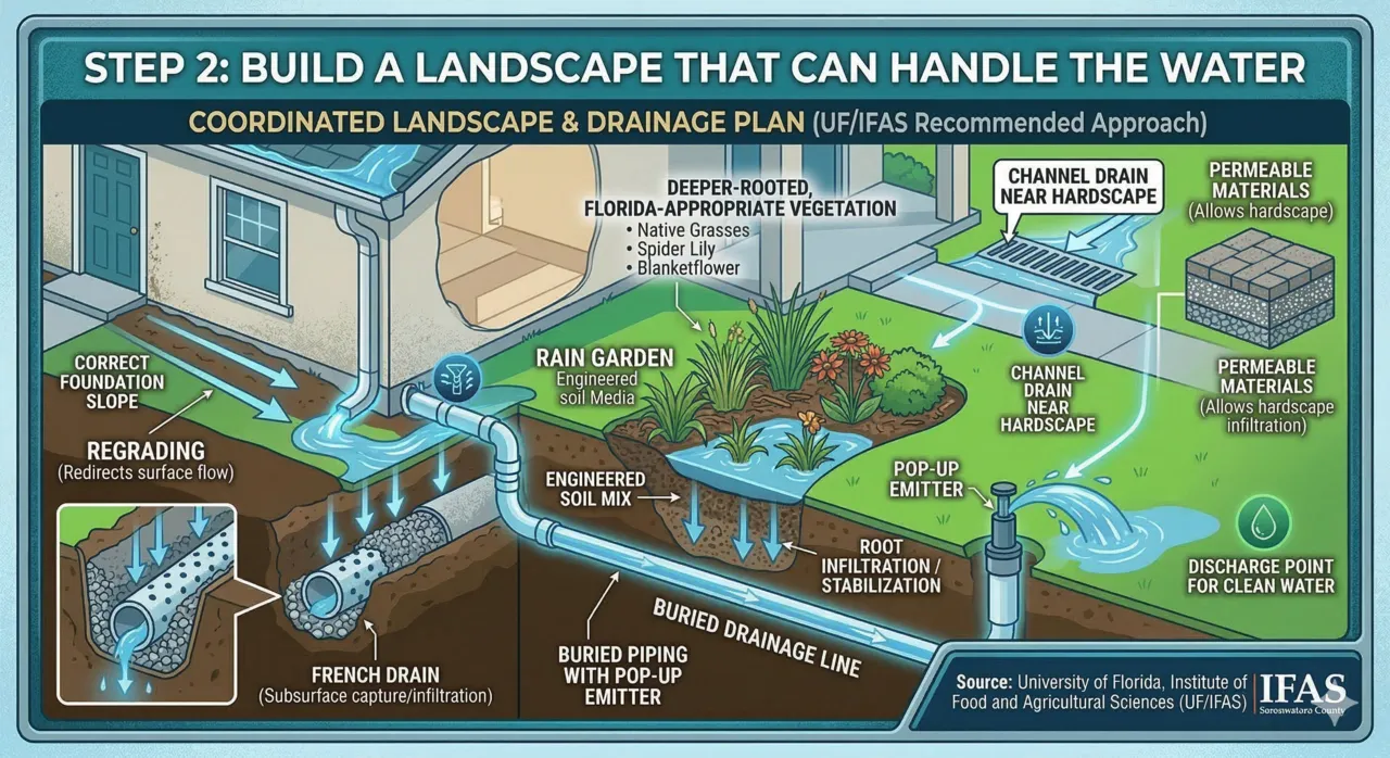 Step 2: Build a landscape that can handle the water
