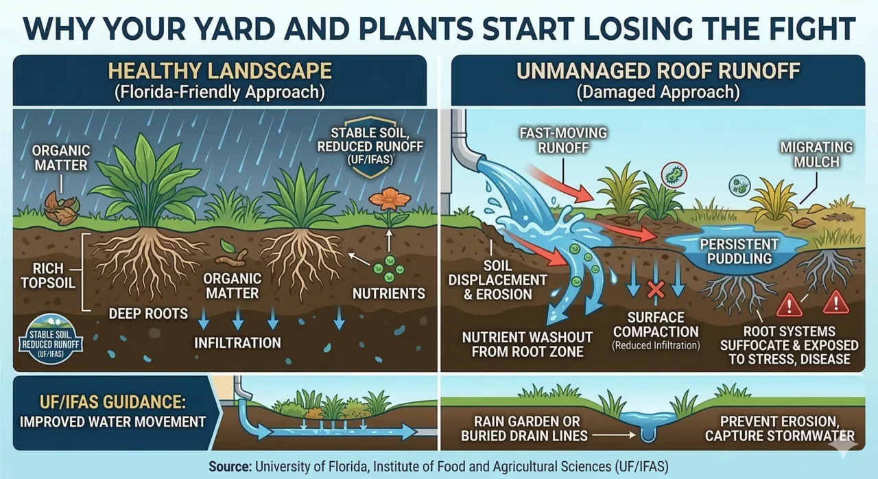 Why your yard and plants start losing the fight